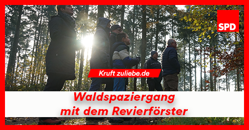 SPD Kruft lädt zum Waldspaziergang mit dem Förster
